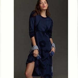 Anthropologie Marimekko Putrido Unikko sweater dress
